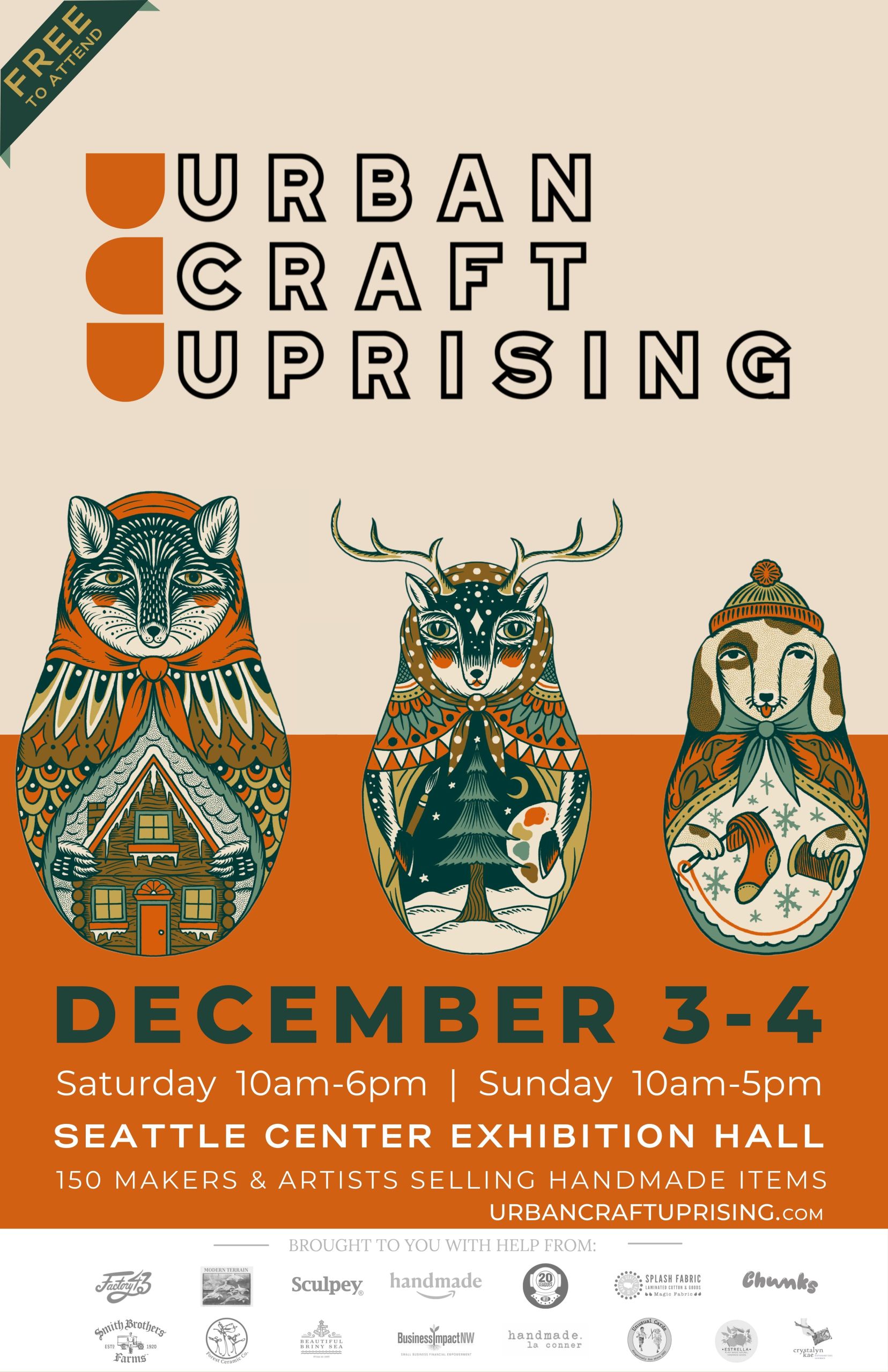 Vendor Promo Materials Urban Craft Uprising // Seattle's Largest